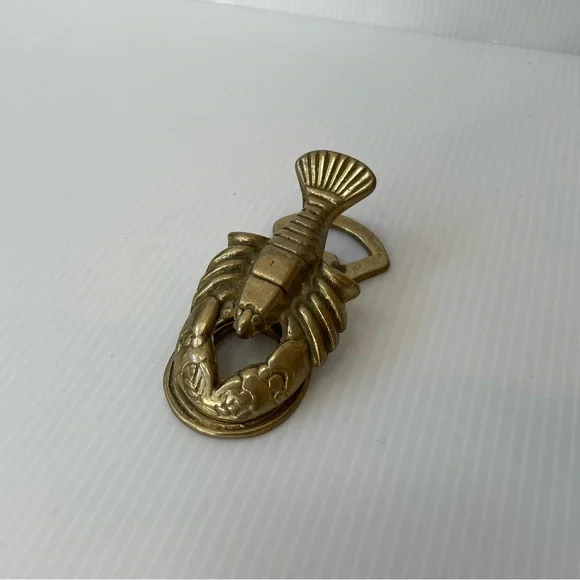 Vintage Brass Lobster Crayfish Paper Letter Clip Clasp - Picture 2 of 7